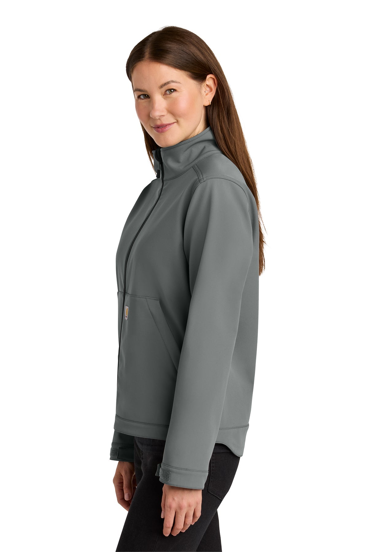 Carhartt Womens Rain Defender Soft Shell Custom Jackets, Steel