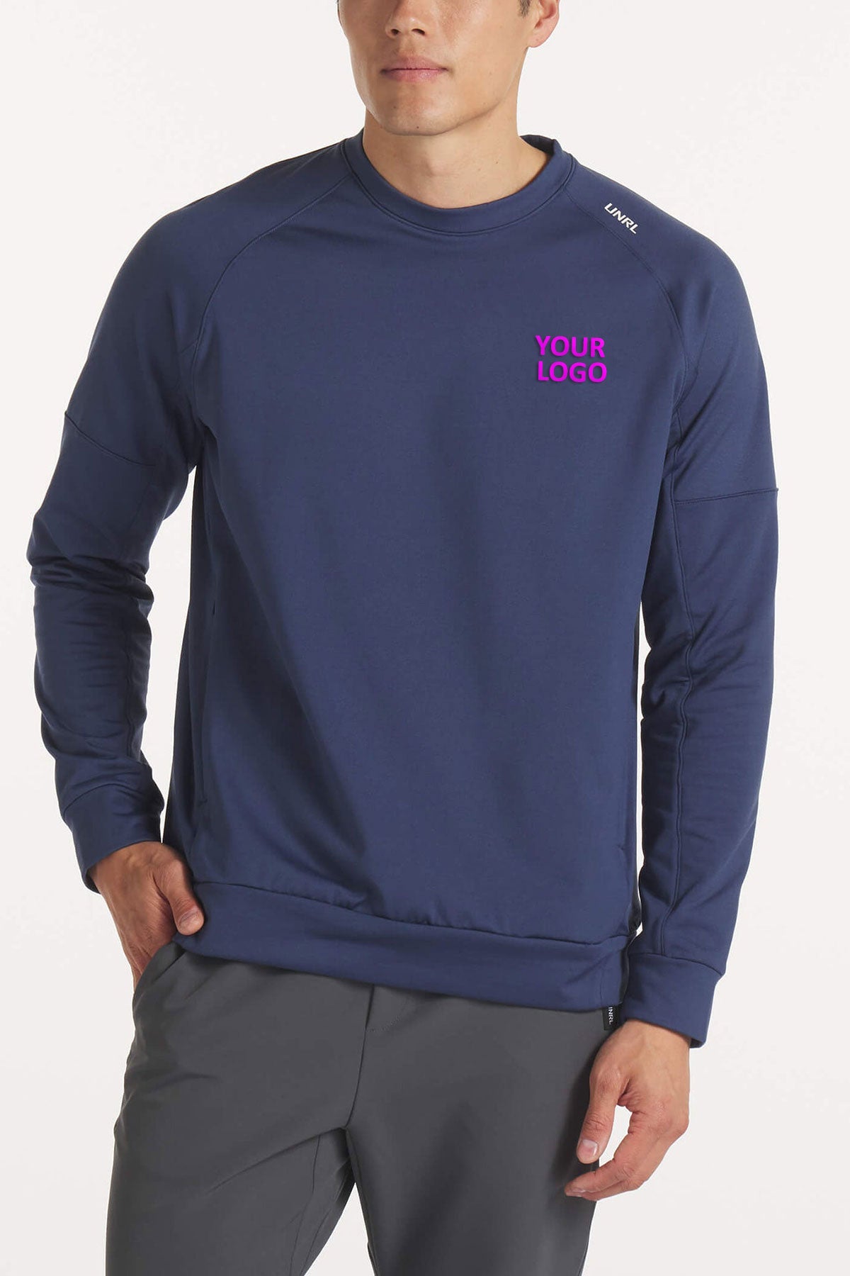 UNRL Crossover Custom Crewnecks, Harbor Blue