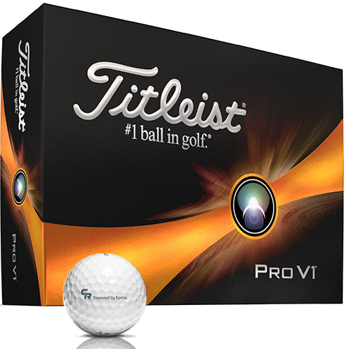 Titleist Pro V1 Golf Balls White, 1 Sleeve / 3 balls [CR Powered by Epiroc]