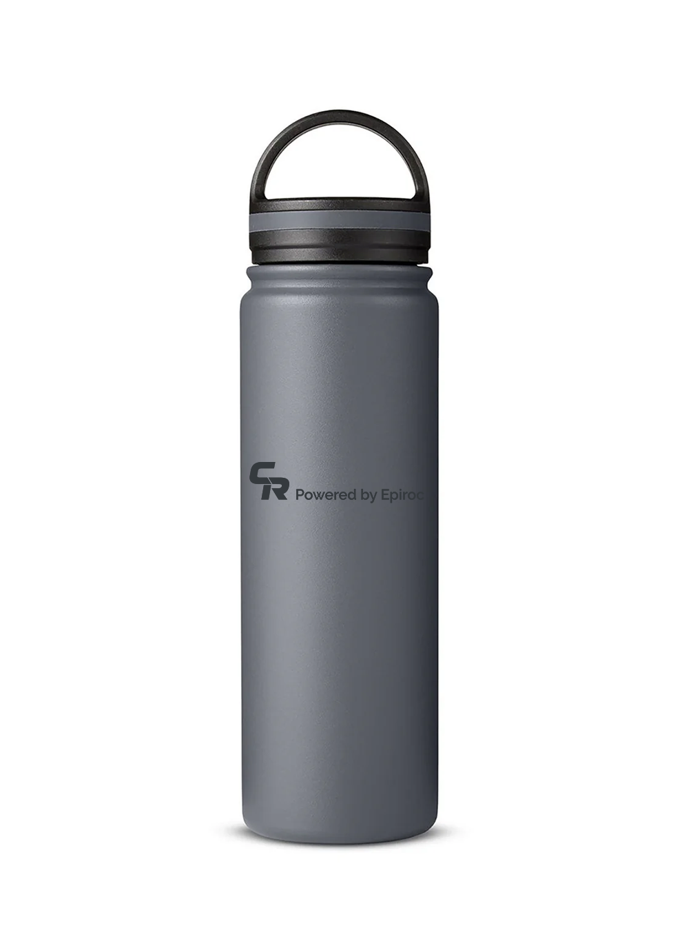 Core365 Vacuum Insulated 24oz Stainless Steel Bottle, Carbon [CR Powered by Epiroc Merch]