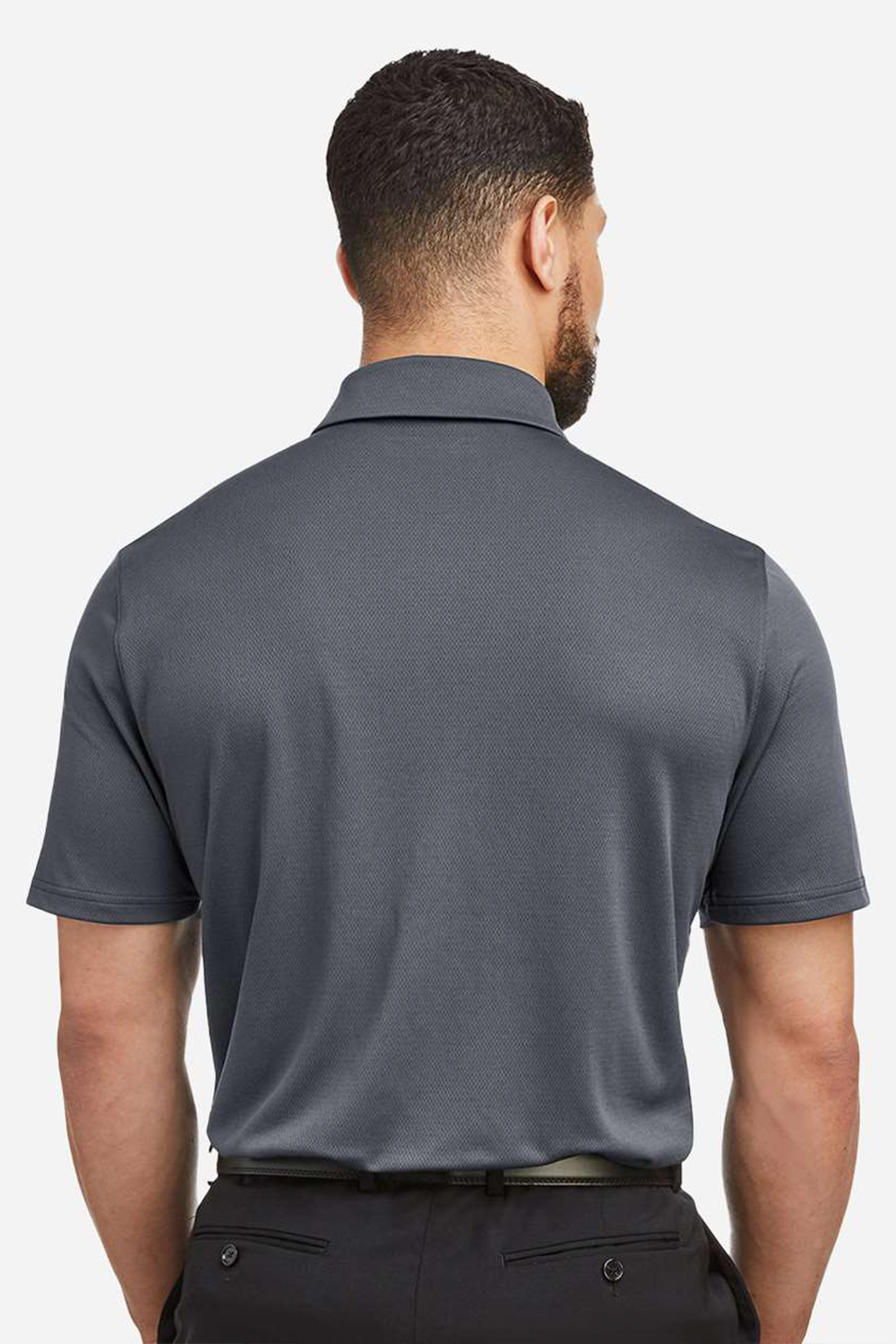 Under Armour Men's Tech Custom Polos, CS Grey Light Heather [WINCO Construction Company]