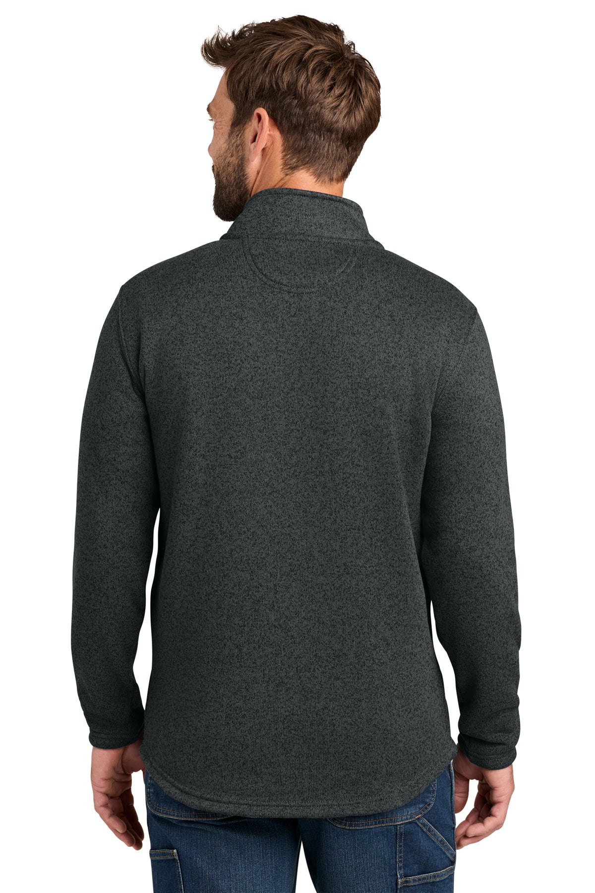 Carhartt Midweight Custom 1/4-Zip Sweater Fleece, Black