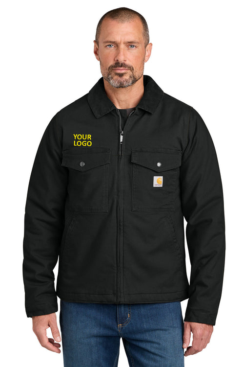 Carhartt Montana Rugged Custom Flex Duck Vests, Black/ Shadow Grey