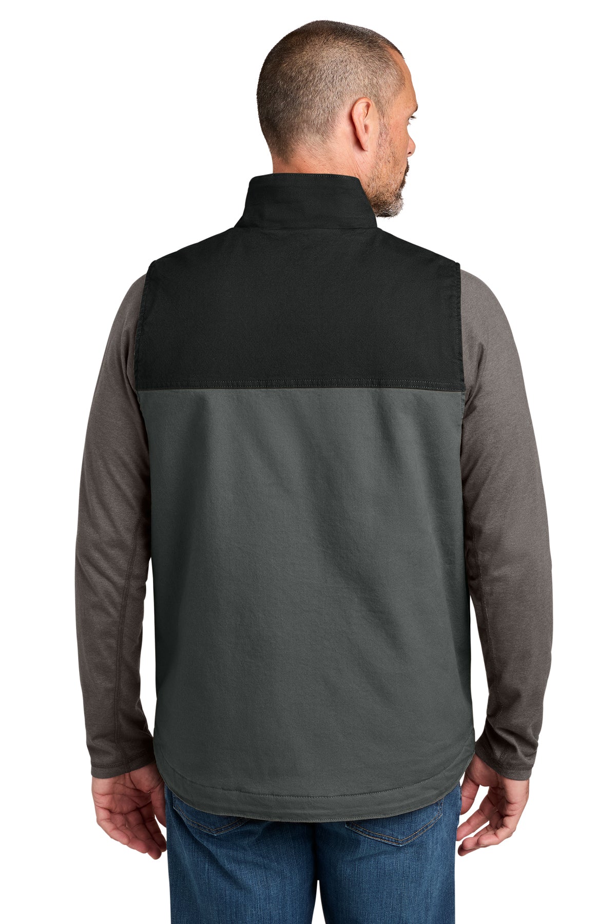 Carhartt Montana Rugged Custom Flex Duck Vests, Black/ Shadow Grey