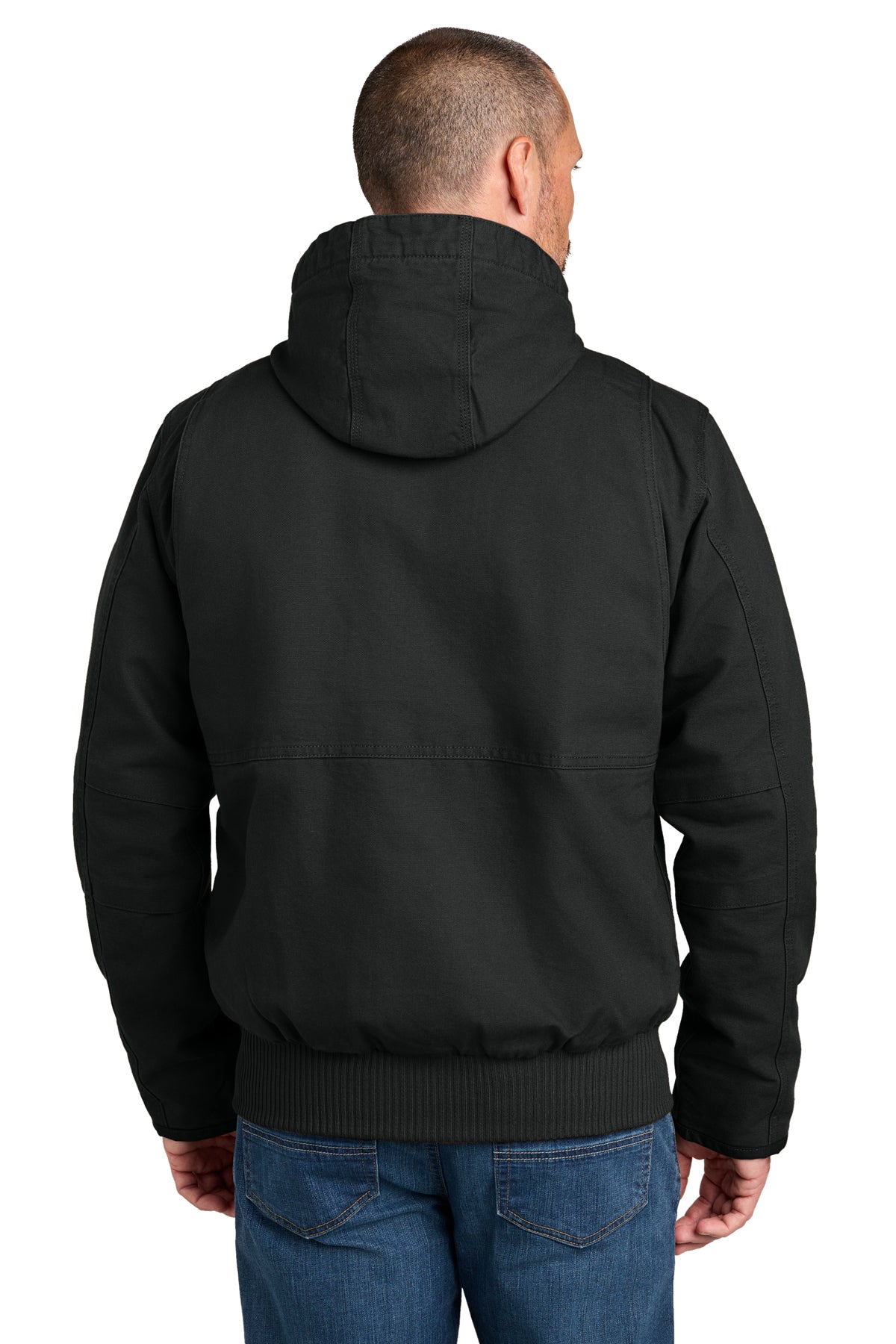 Carhartt Full Swing Washed Custom Duck Active Jac, Black