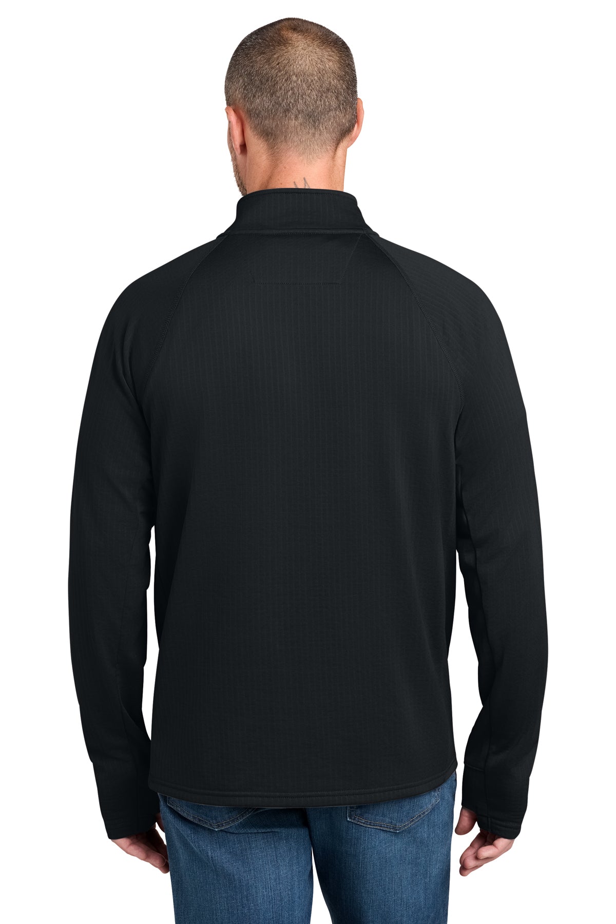 Carhartt Force Custom 1/2-Zip Grid Fleece, Black