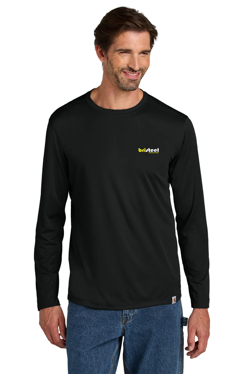 Carhartt Force Sun Defender Long Sleeve T-Shirt, Black [Bri-Steel Manufacturing]