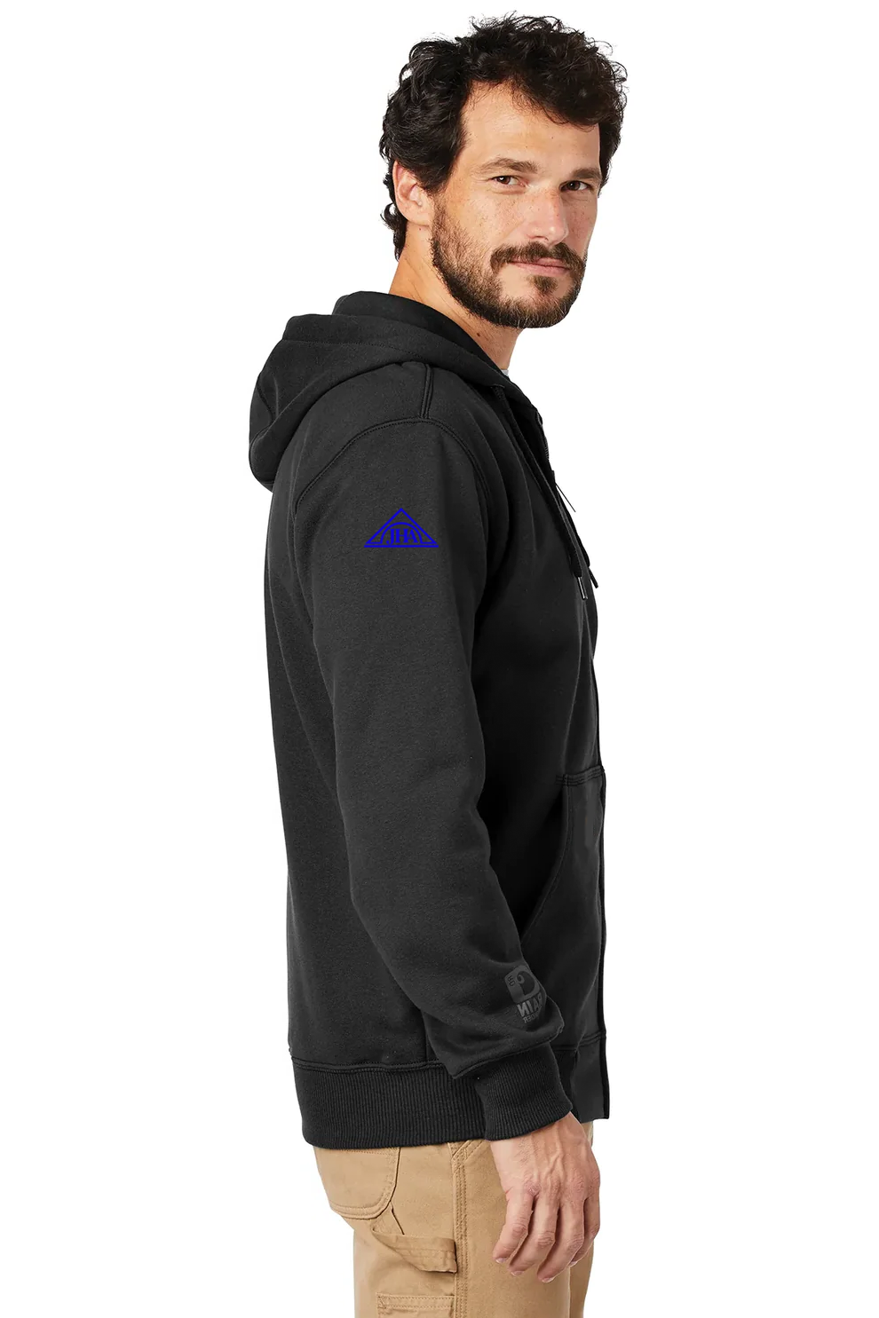 Carhartt Rain Defender Paxton Zip Hoodie, Black [Johnstown Housing Authority]