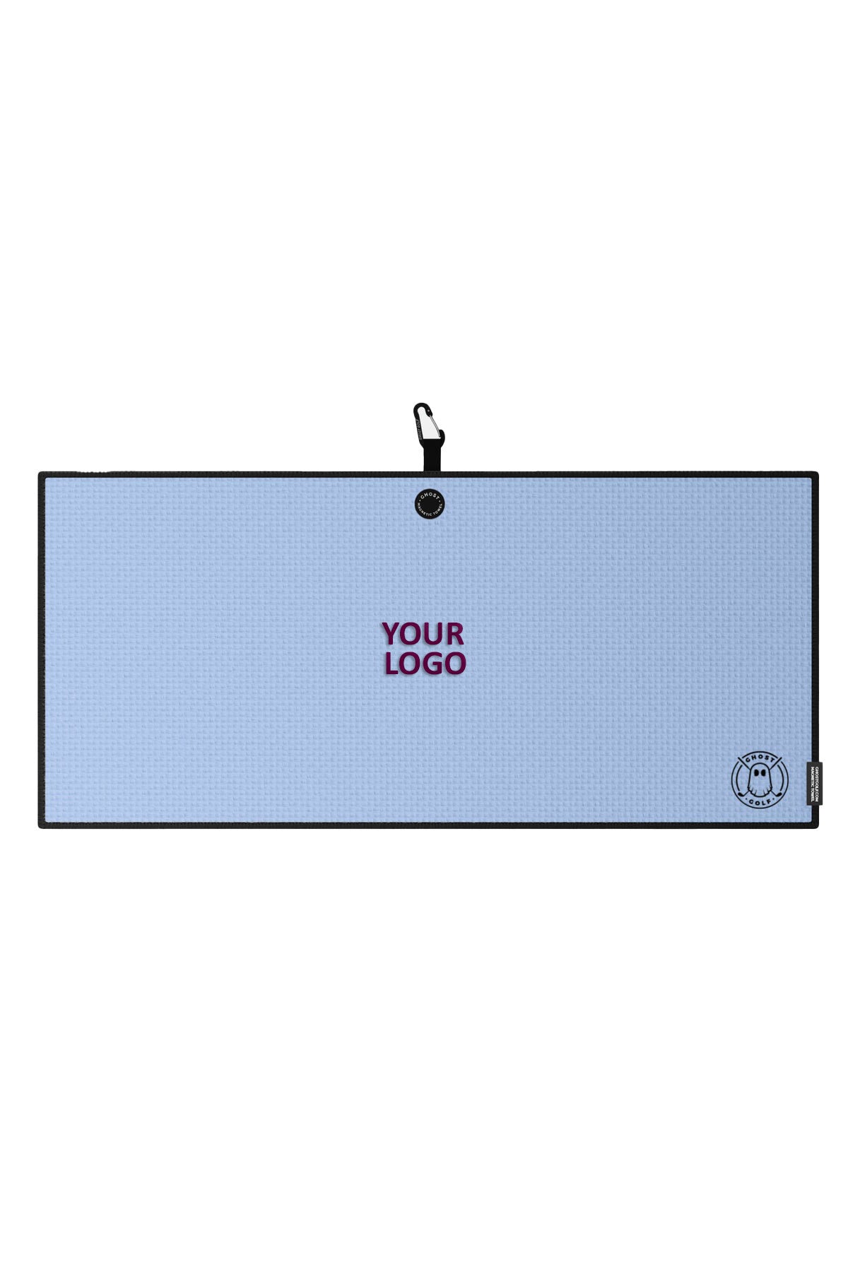 Ghost Golf Custom Magnetic Towels Caddie, Carolina Blue