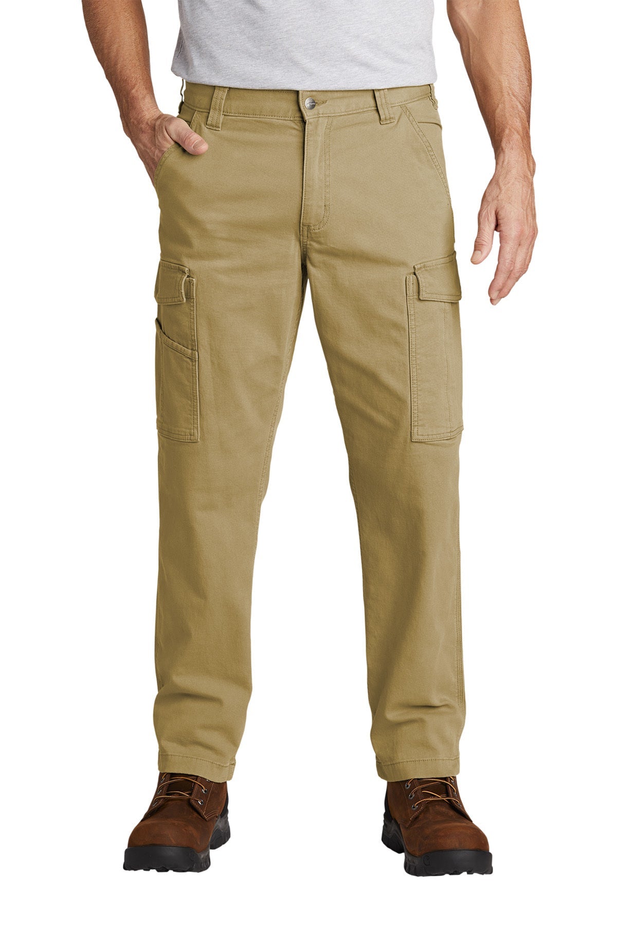Carhartt Rugged Flex Rigby Cargo Custom Pants, Dark Khaki