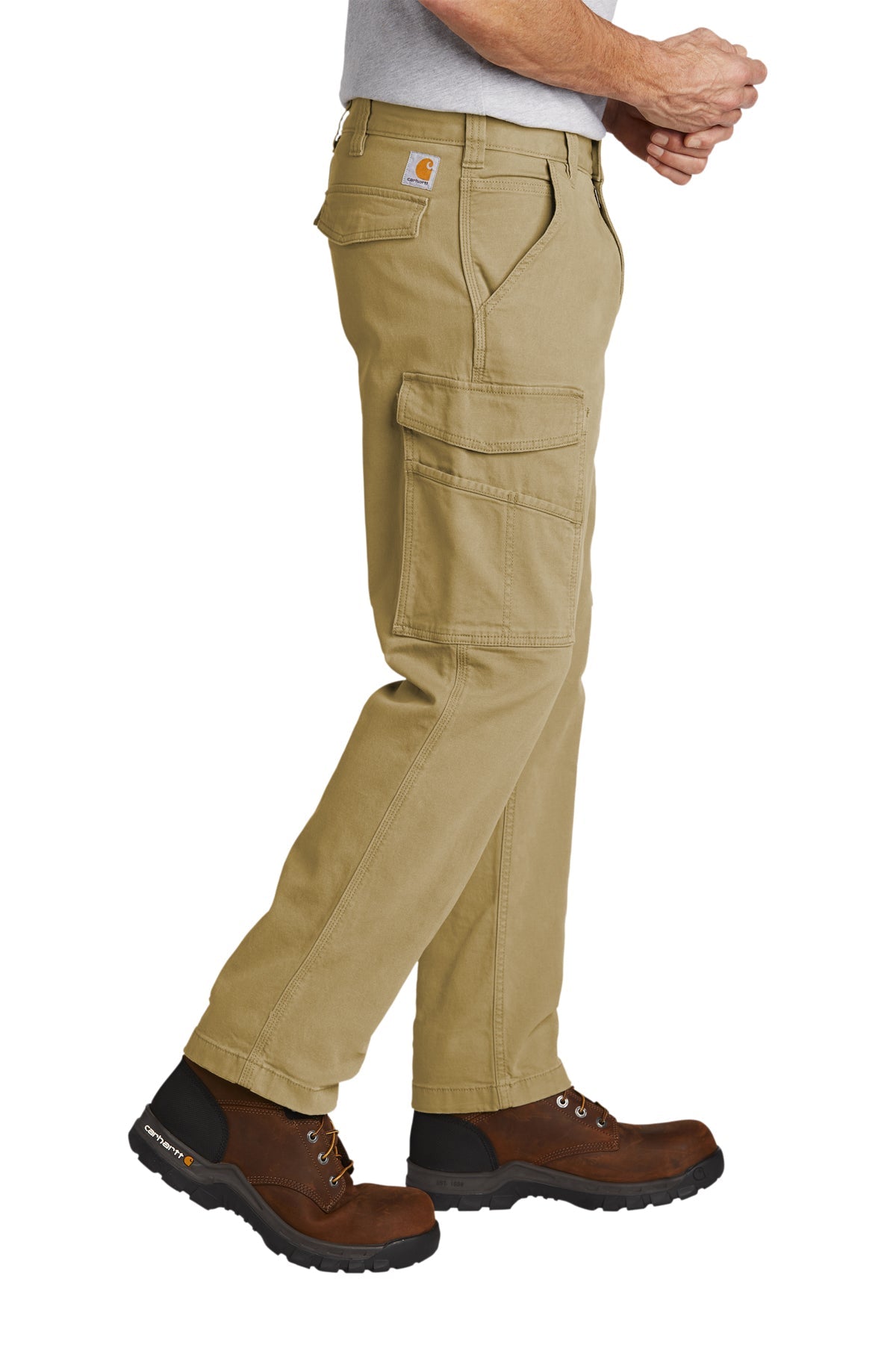 Carhartt Rugged Flex Rigby Cargo Custom Pants, Dark Khaki