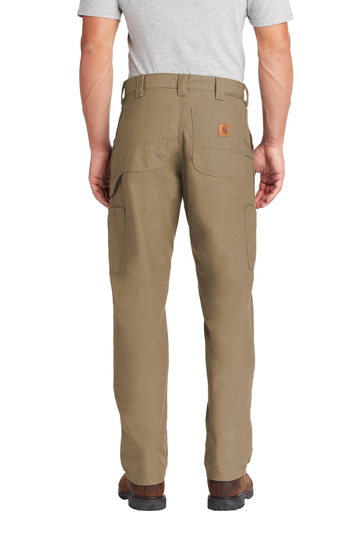Carhartt Canvas Work Custom Dungaree, Dark Khaki [Solar Pile Driver]