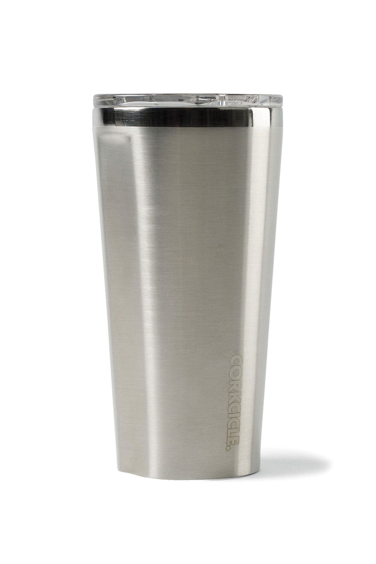 Corkcicle Tumbler 16 Oz., Brushed Stainless Silver