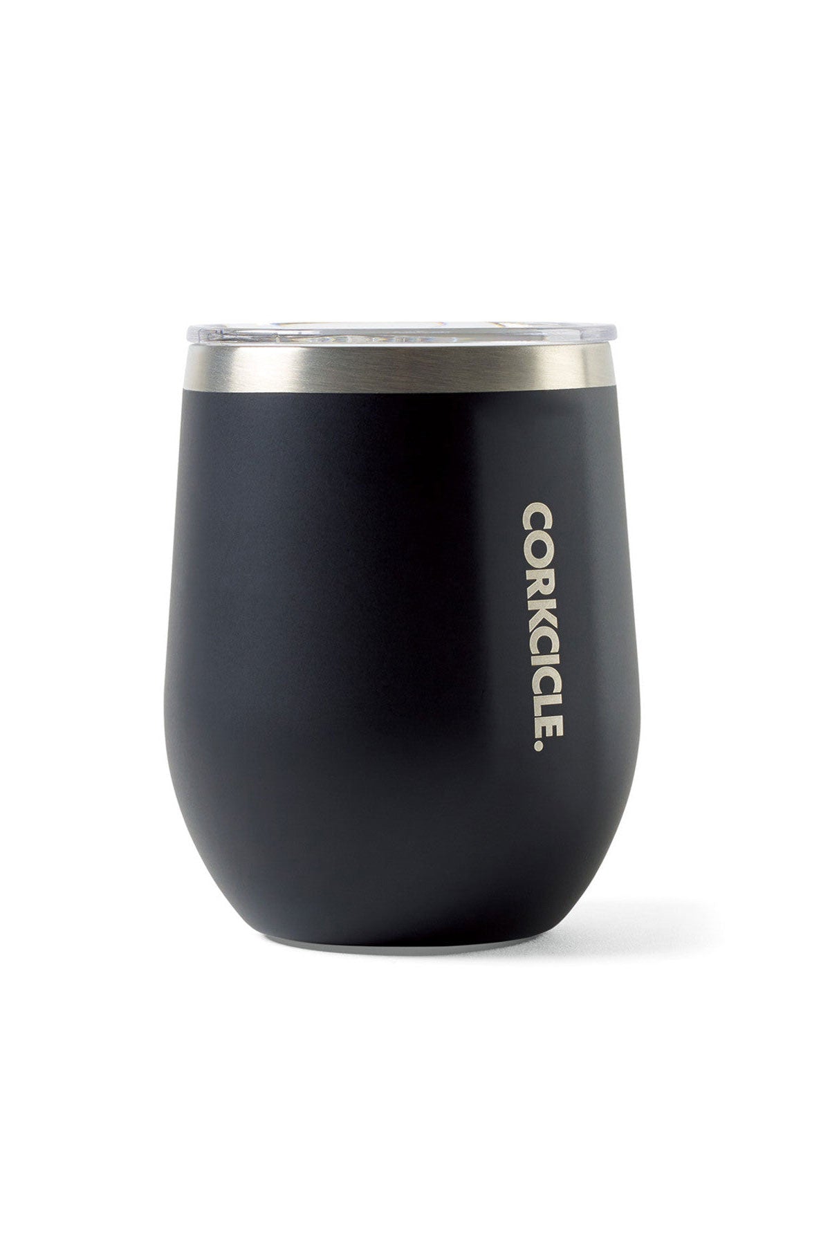 Custom CORKCICLE Stemless Wine Cup 12 Oz Black