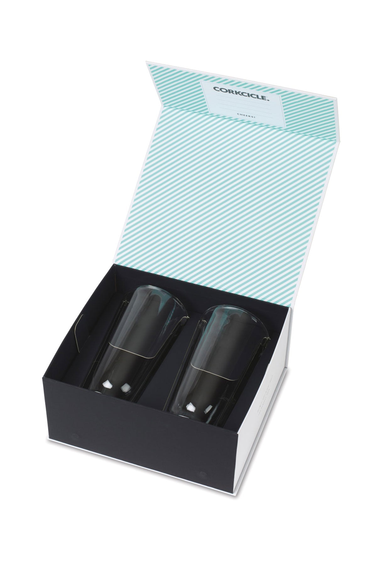 Corkcicle Pint Glass Custom Set (2), Clear