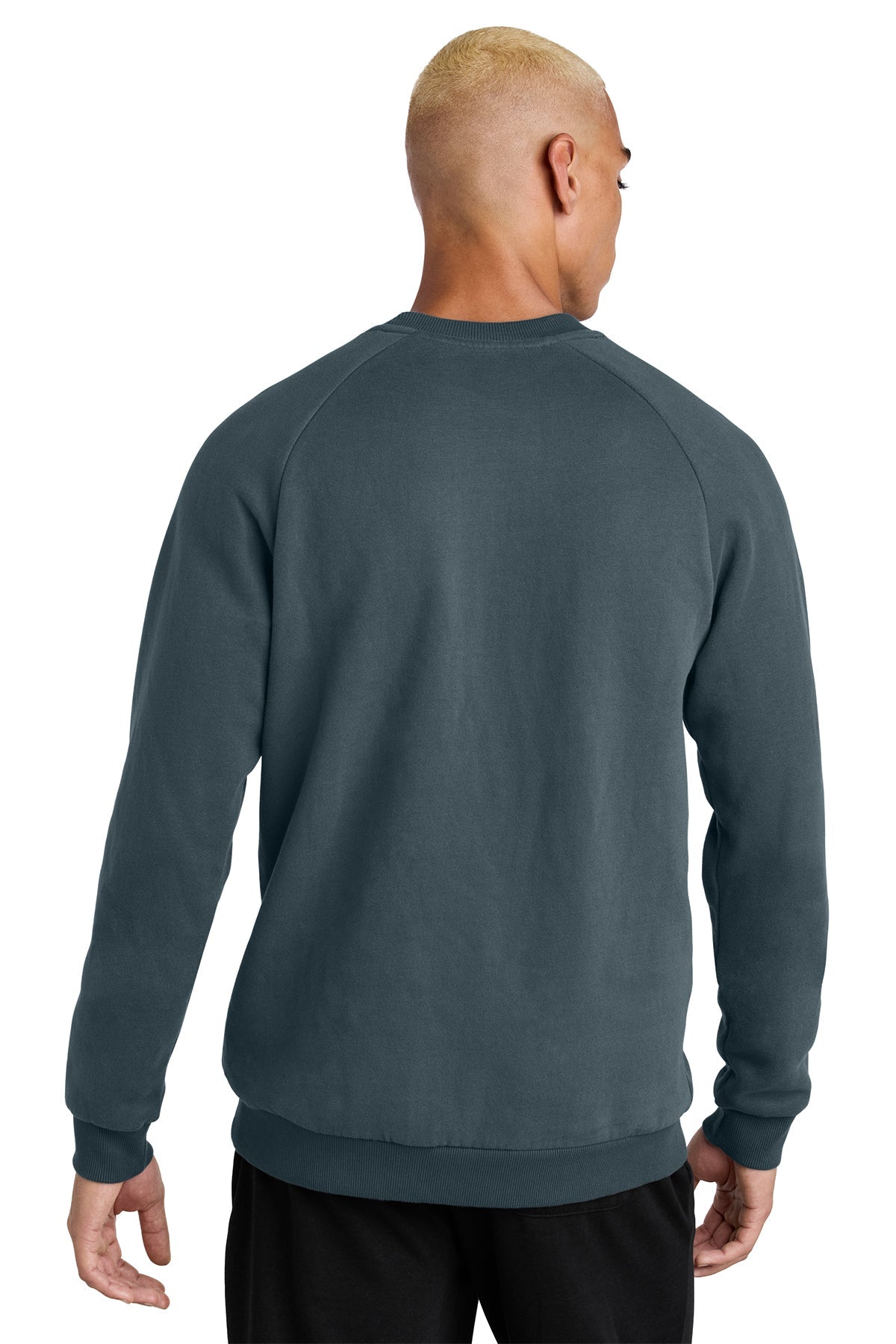 District Cloud Custom Fleece Crews, Deep Steel Blue