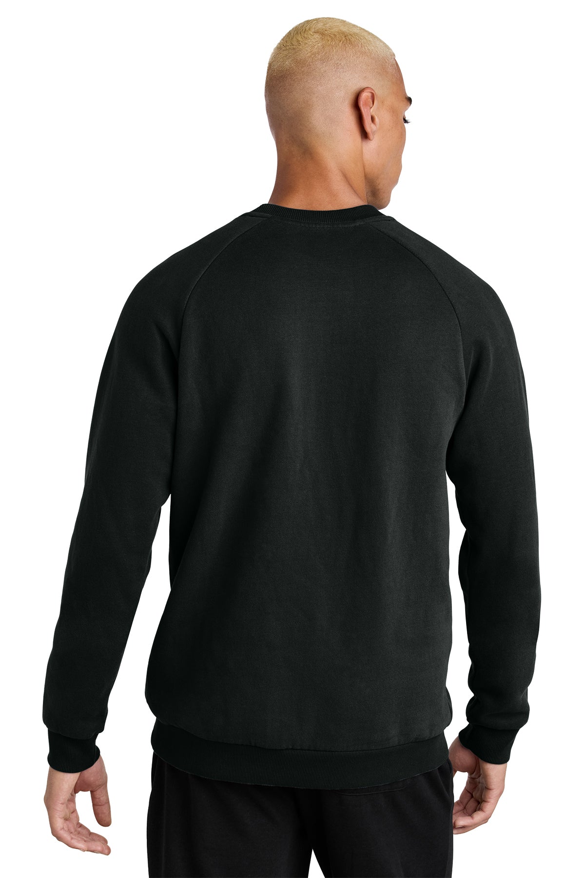 District Cloud Custom Fleece Crews, Jet Black