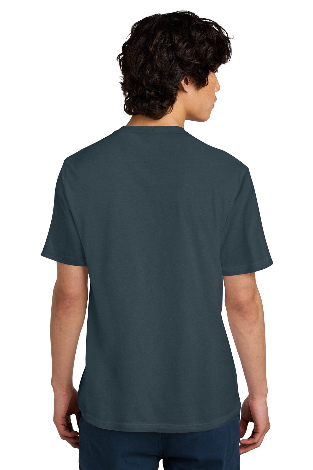 District Perfect Weight Custom Tees, Deep Steel Blue [Launch]