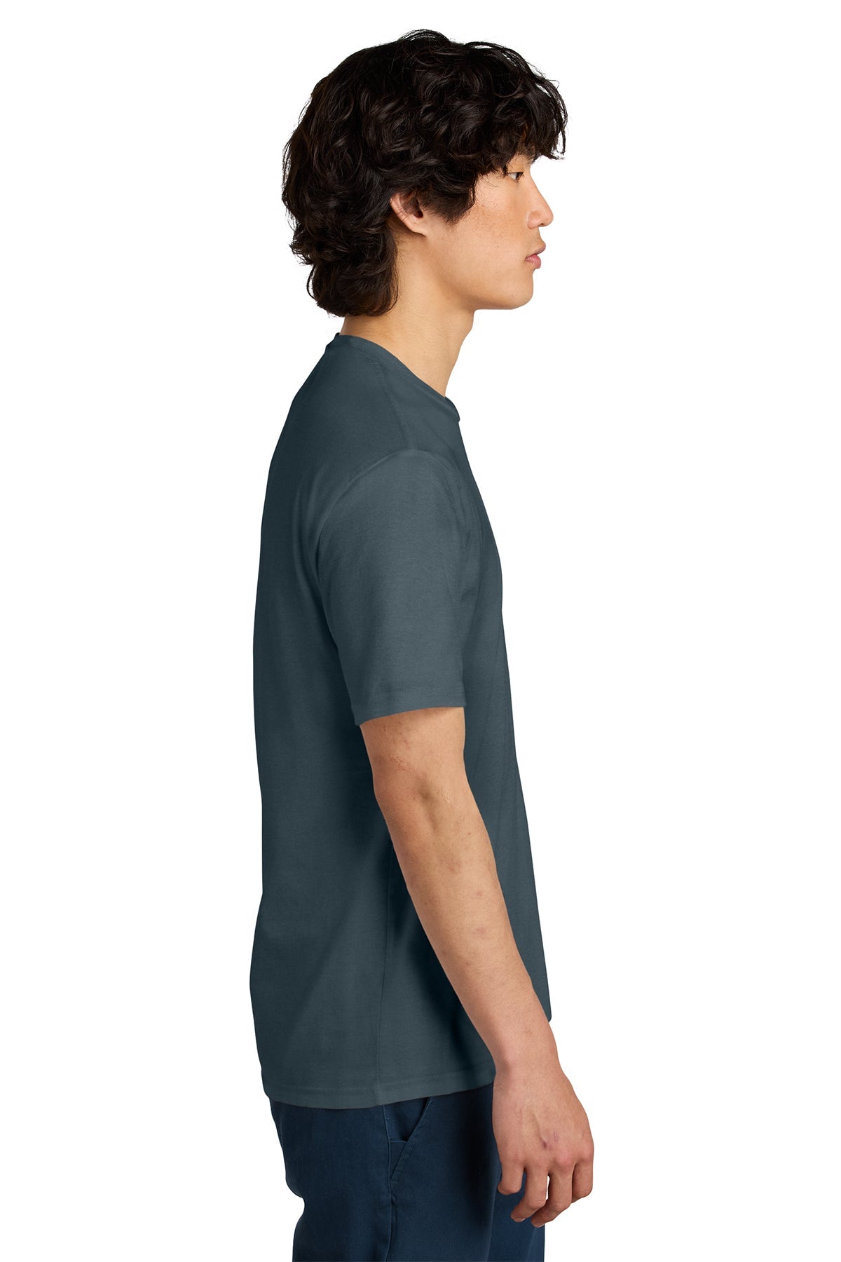 District Perfect Weight Custom Tees, Deep Steel Blue [Launch]