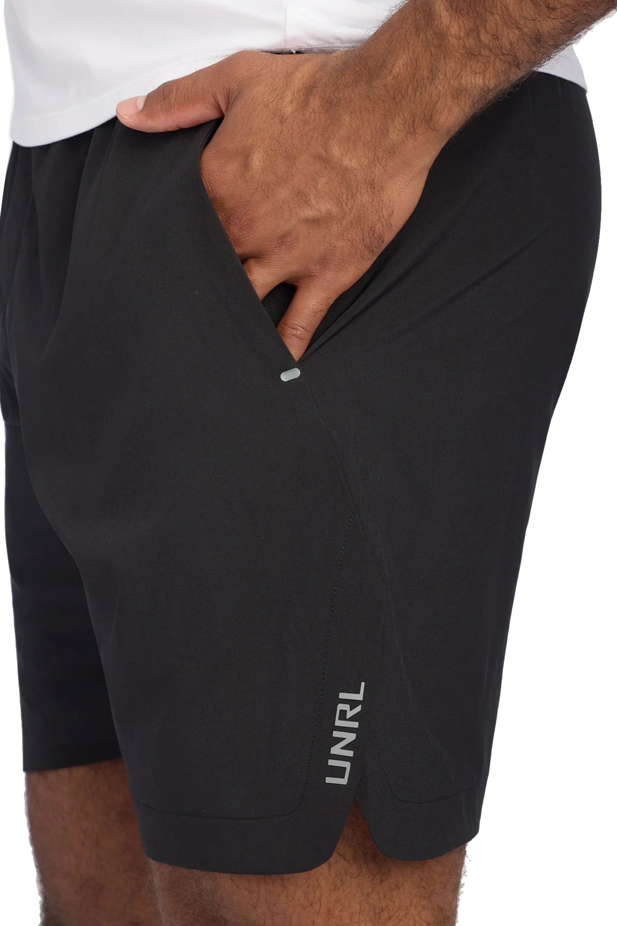 UNRL Daybreaker Lined Custom Shorts, Black