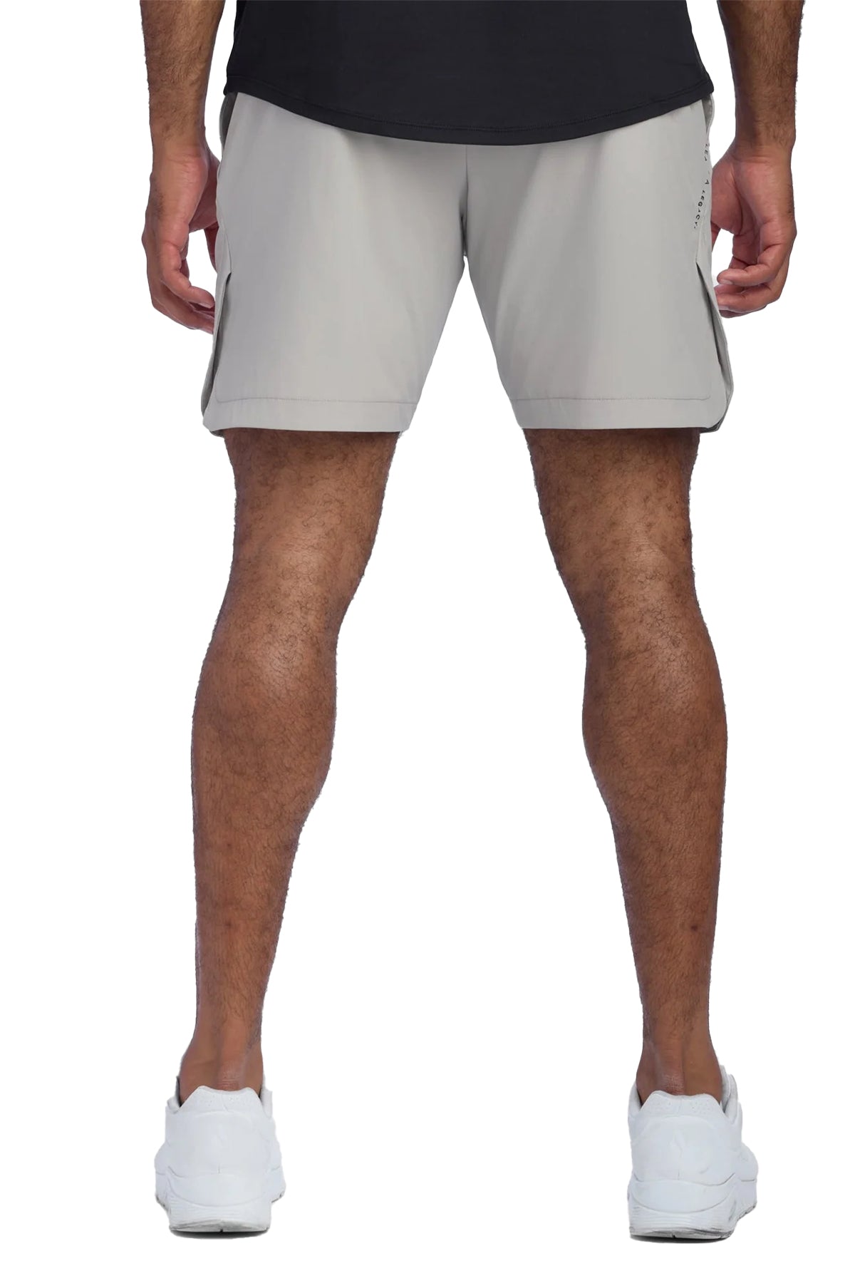 UNRL Daybreaker Lined Custom Shorts, Light Gray