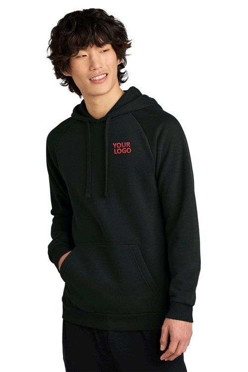 District Cloud Fleece Custom Crews, Jet Black