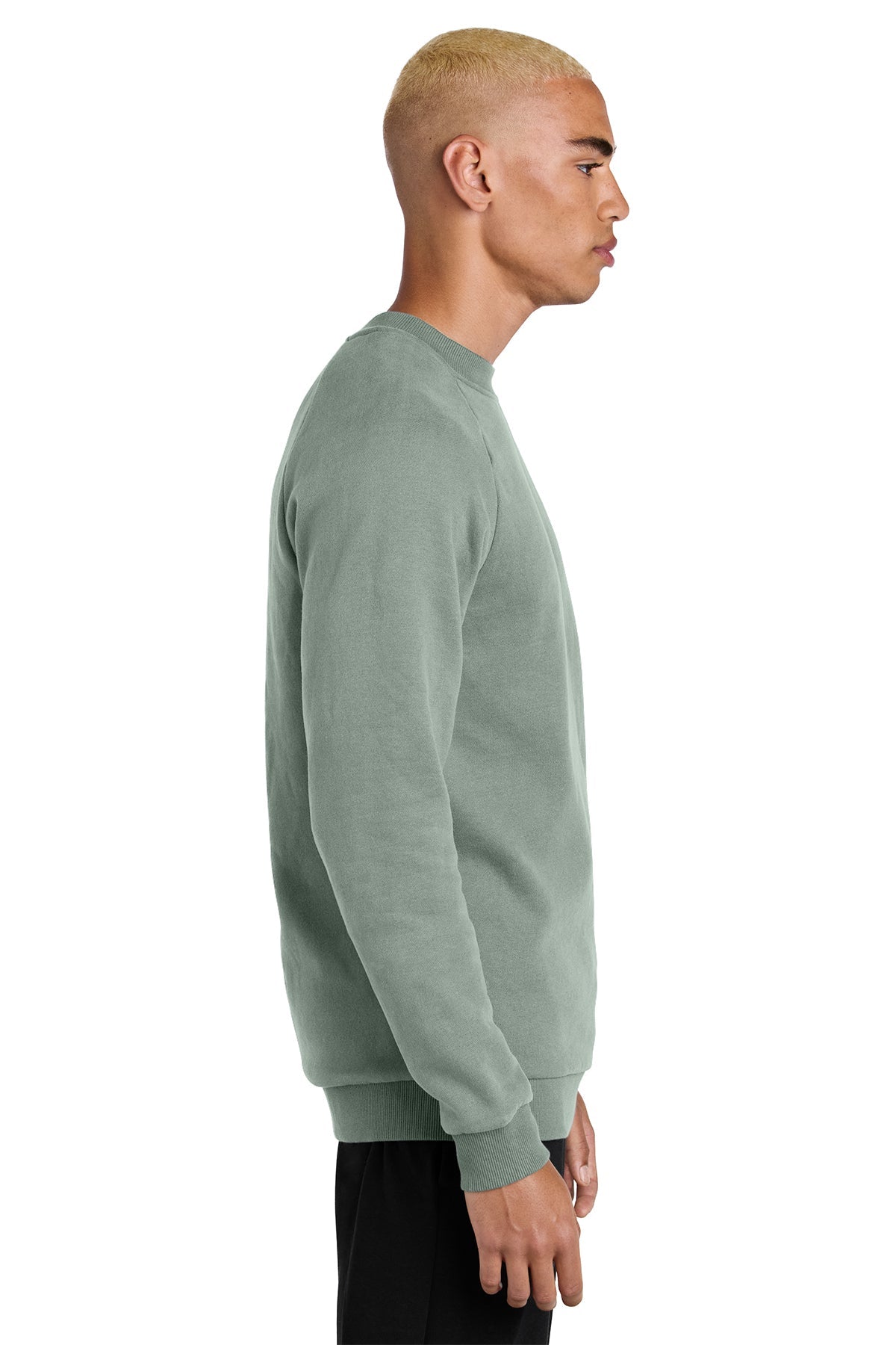 District Cloud Fleece Custom Crews, Slate Green