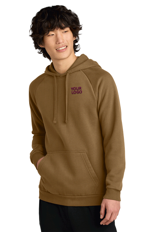 District Cloud Custom Fleece Crews, Heathered Charcoal