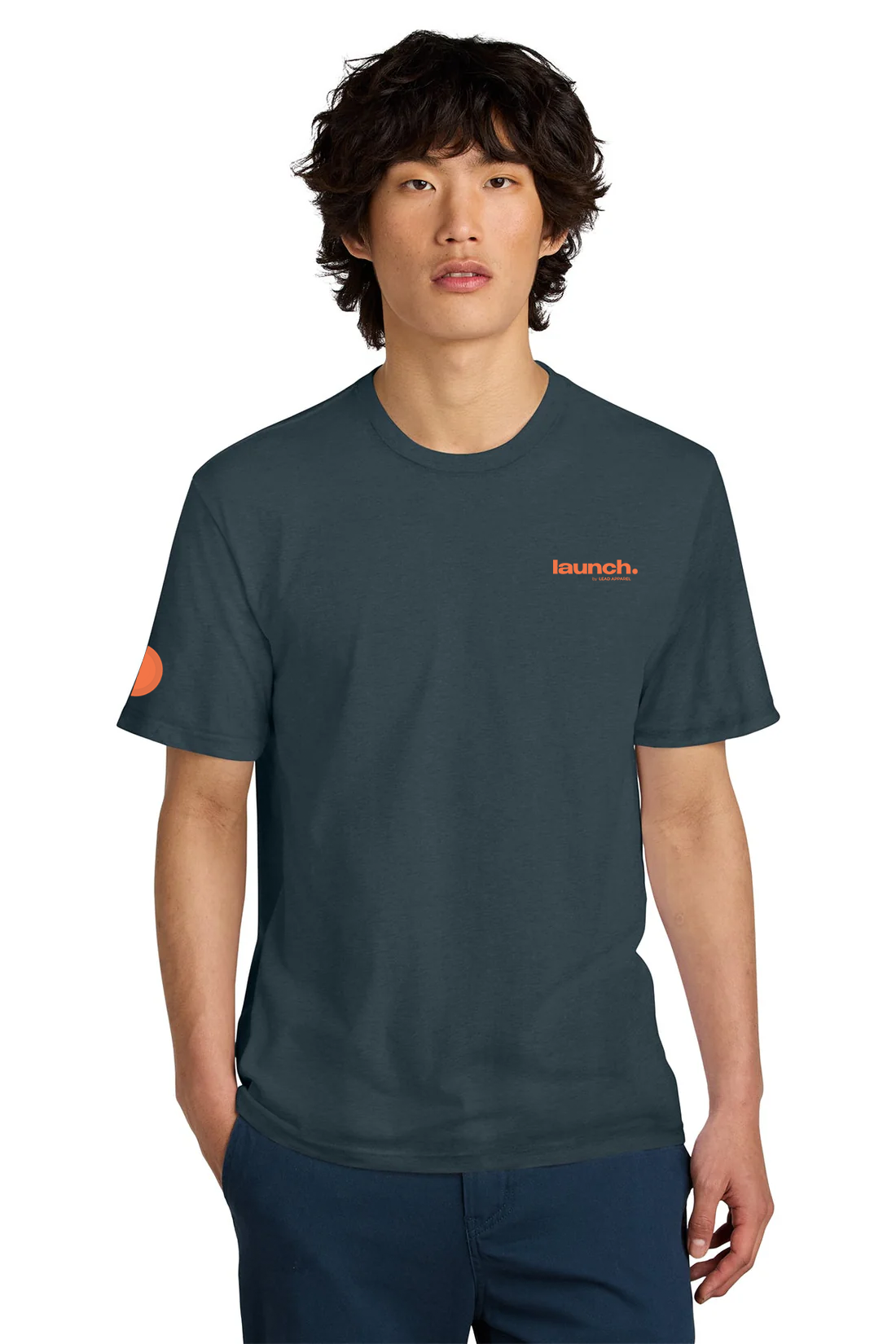 District Perfect Weight Tee, Deep Steel Blue [Launch]