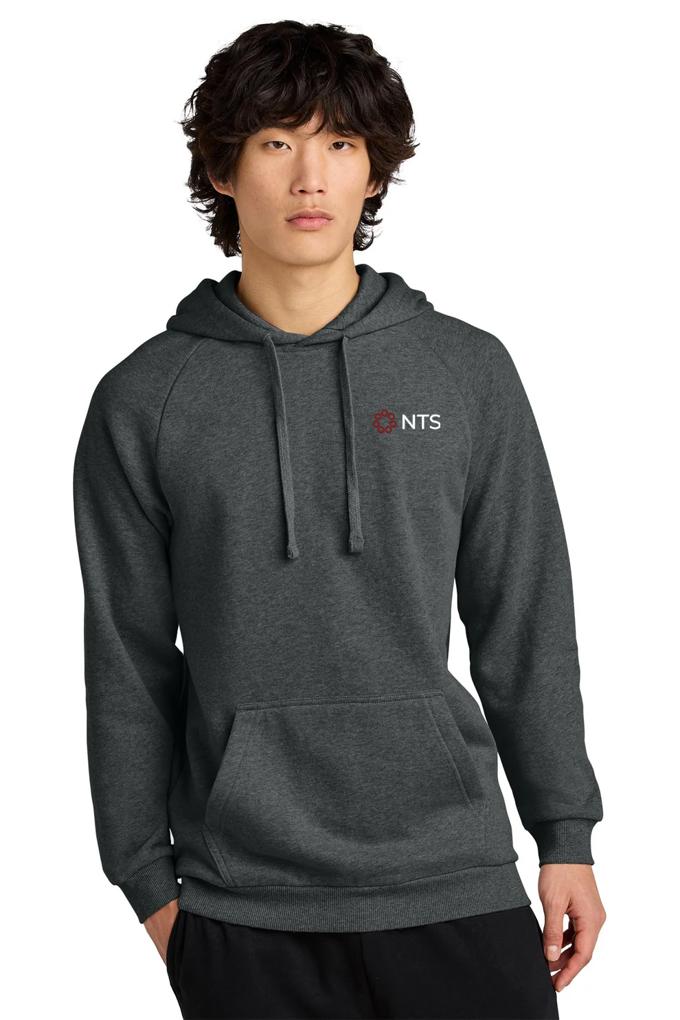 District Cloud Fleece Hoodie, Heathered Charcoal [NexTech Solutions]