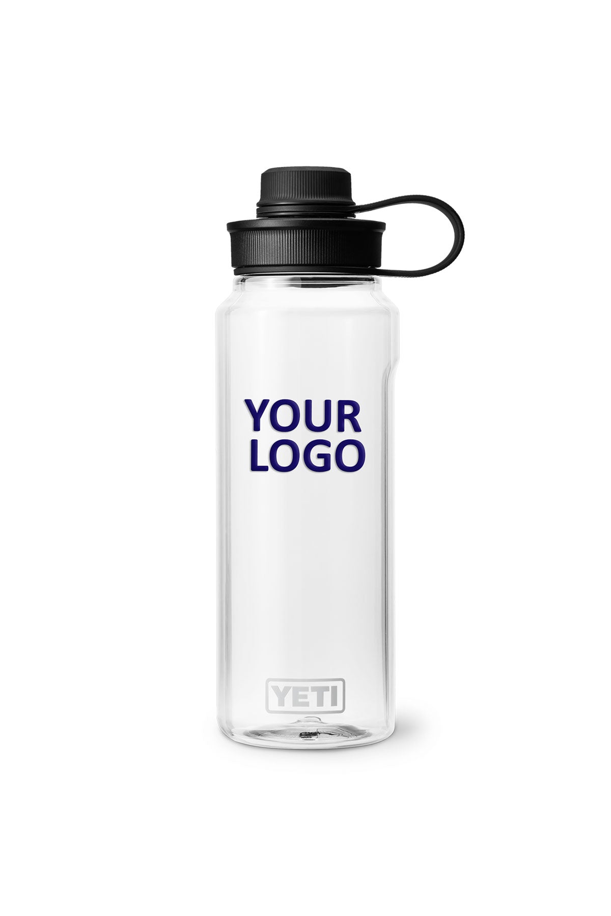 Yeti Yonder 34 Oz Custom Water Bottles With Tether Cap, Clear