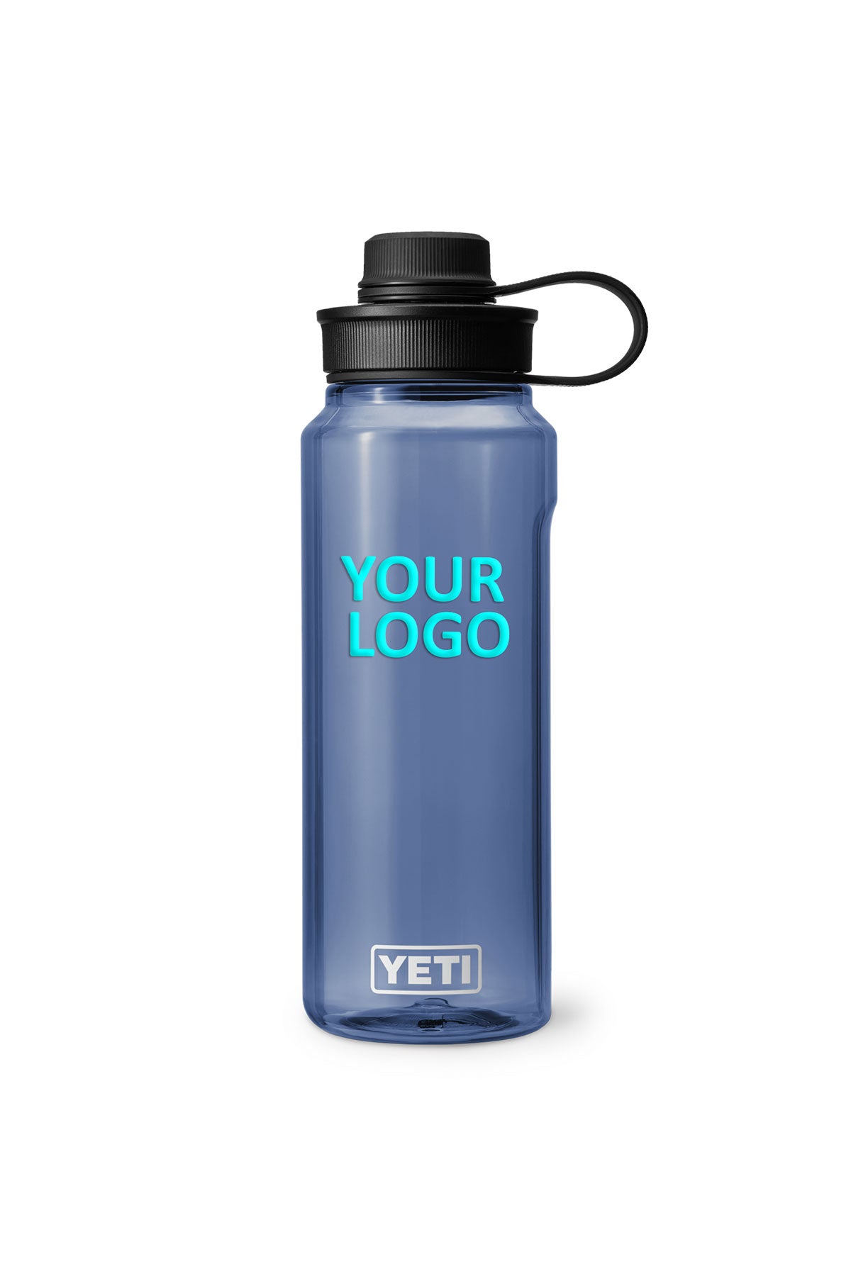 Yeti Yonder 34 Oz Custom Water Bottles With Tether Cap, Navy