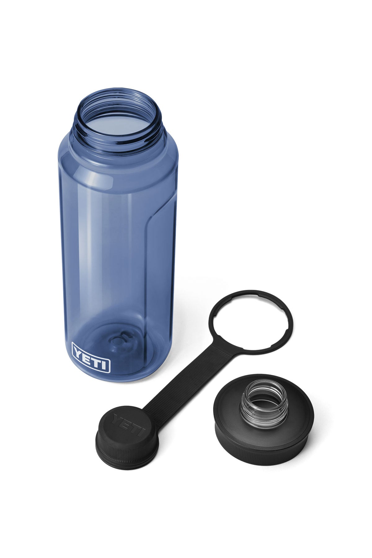 Yeti Yonder 34 Oz Custom Water Bottles With Tether Cap, Navy