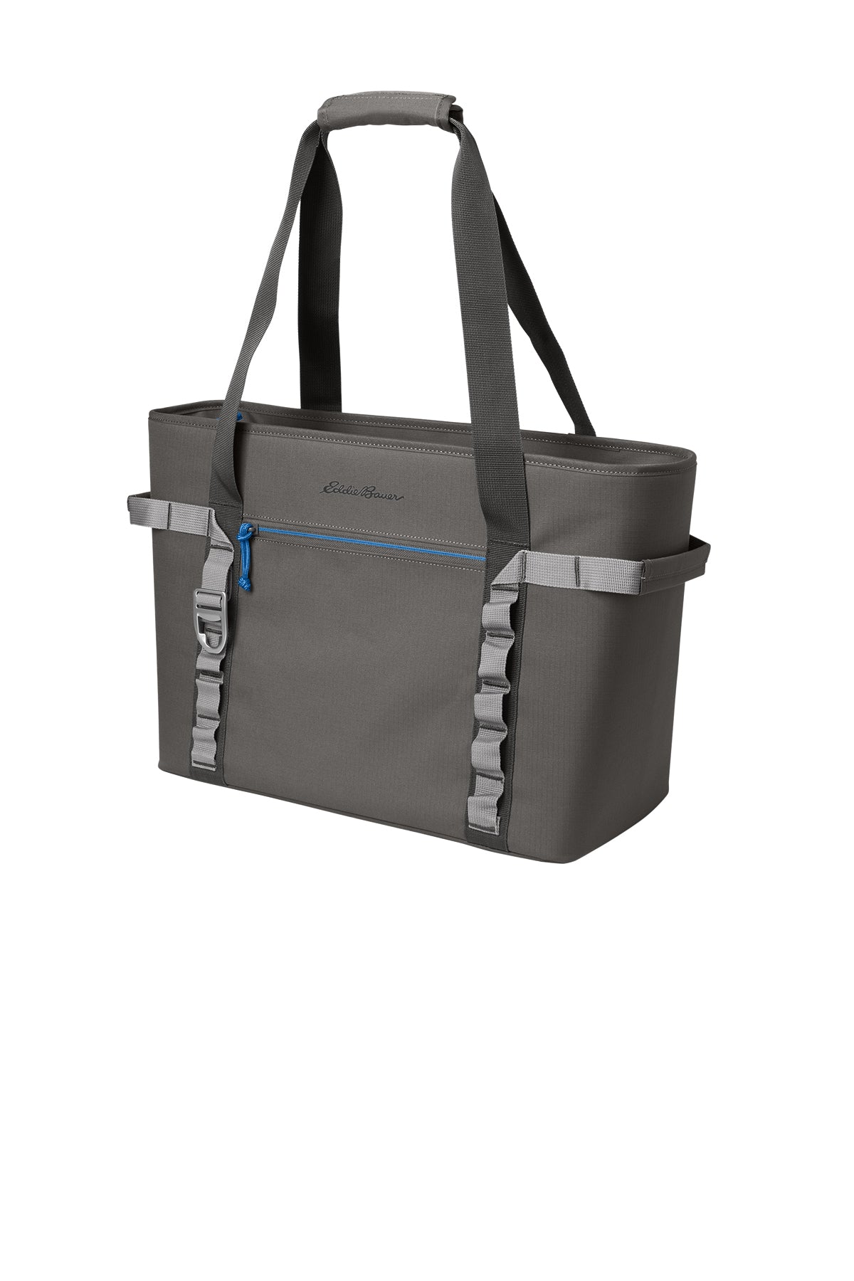 Eddie Bauer Max Cool Branded Tote Coolers, Metal Grey/ Expedition Blue [Shumaker & Sieffert]