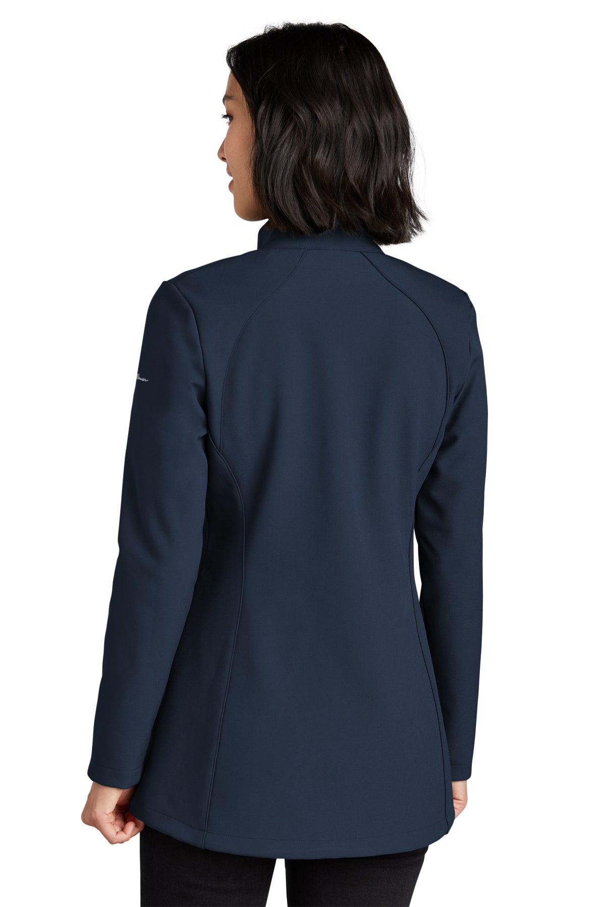 Eddie Bauer Womens Stretch Soft Shell Custom Jackets, River Blue Navy [Launch]