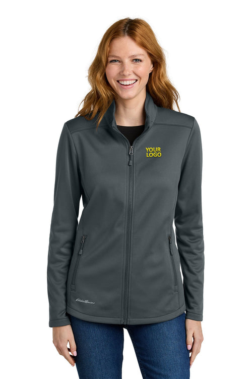 Eddie Bauer Smooth Mid Layer Fleece Custom Full-Zips, Iron Gate