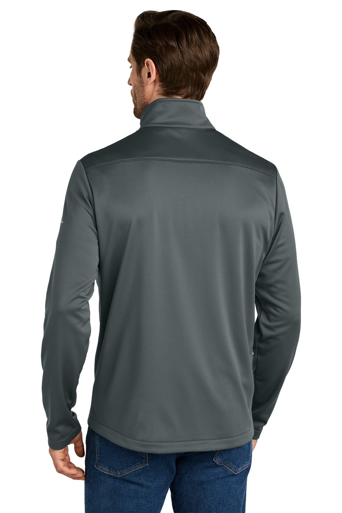 Eddie Bauer Smooth Mid Layer Fleece Custom Full-Zips, Iron Gate