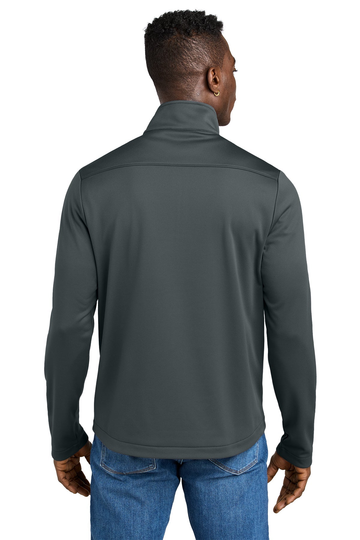 Eddie Bauer Smooth Mid Layer Custom Fleece 1/2-Zips, Iron Gate