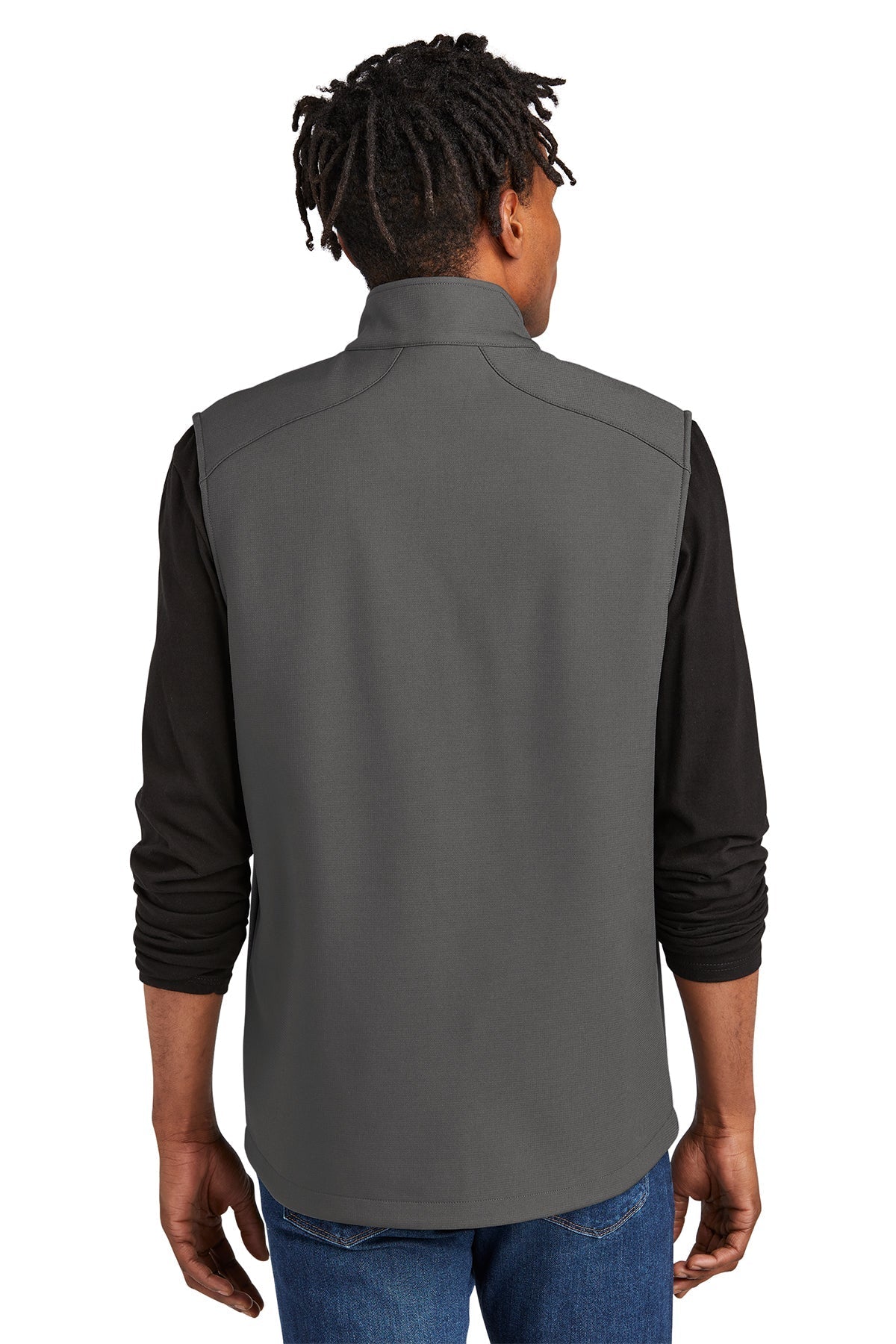 Eddie Bauer Stretch Soft Shell Custom Vests, Iron Gate [NCT]