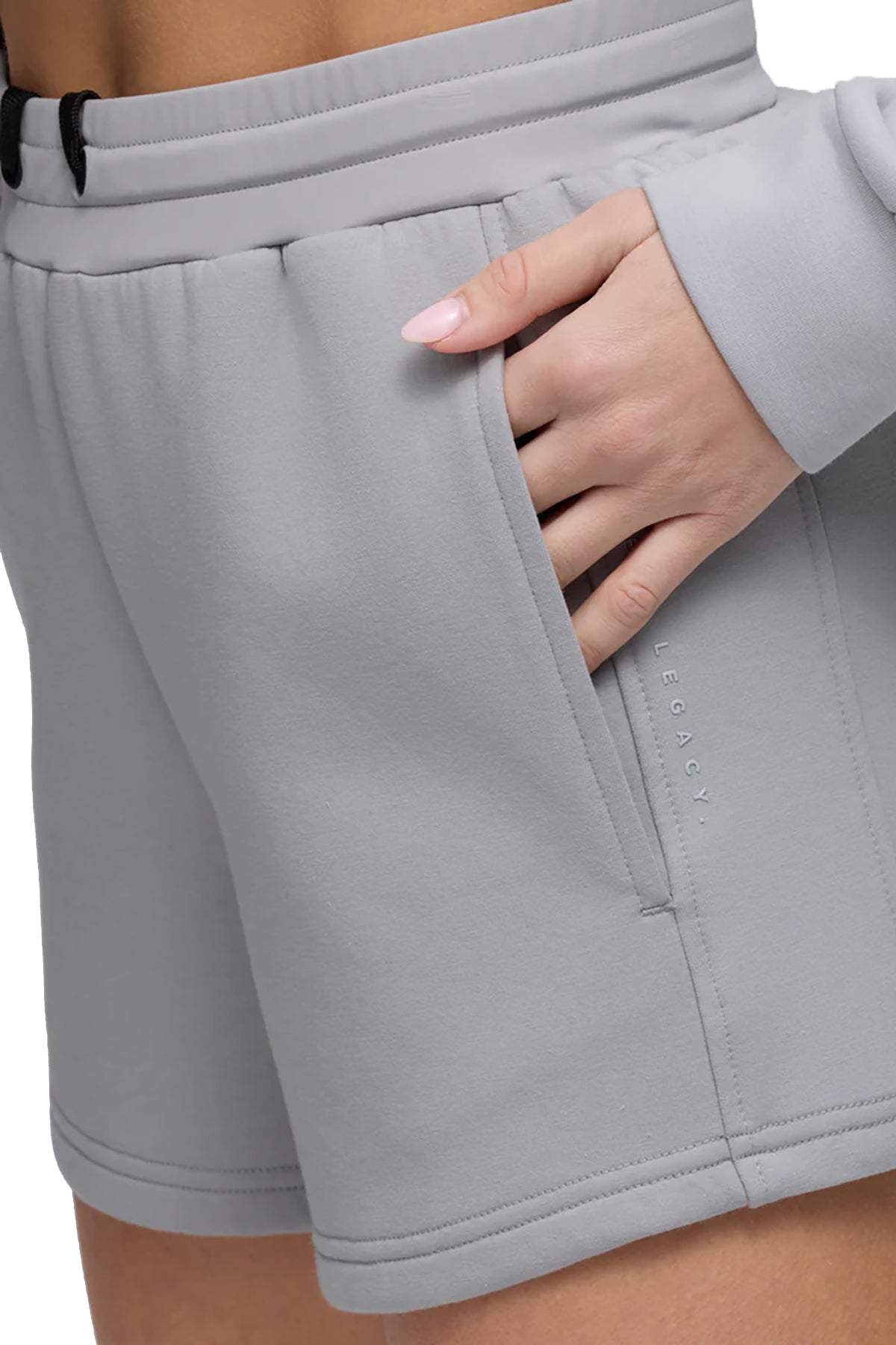 UNRL Womens Essence Lounge Custom Shorts, Core Gray