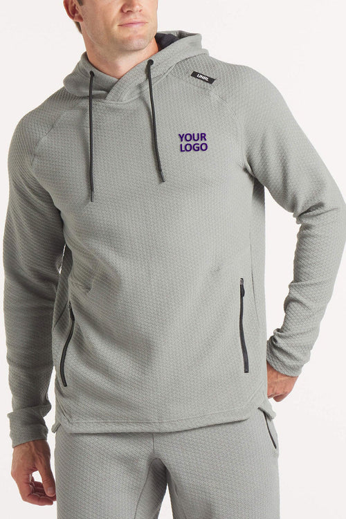 UNRL Womens Elevation Custom Hoodies, Eucalyptus