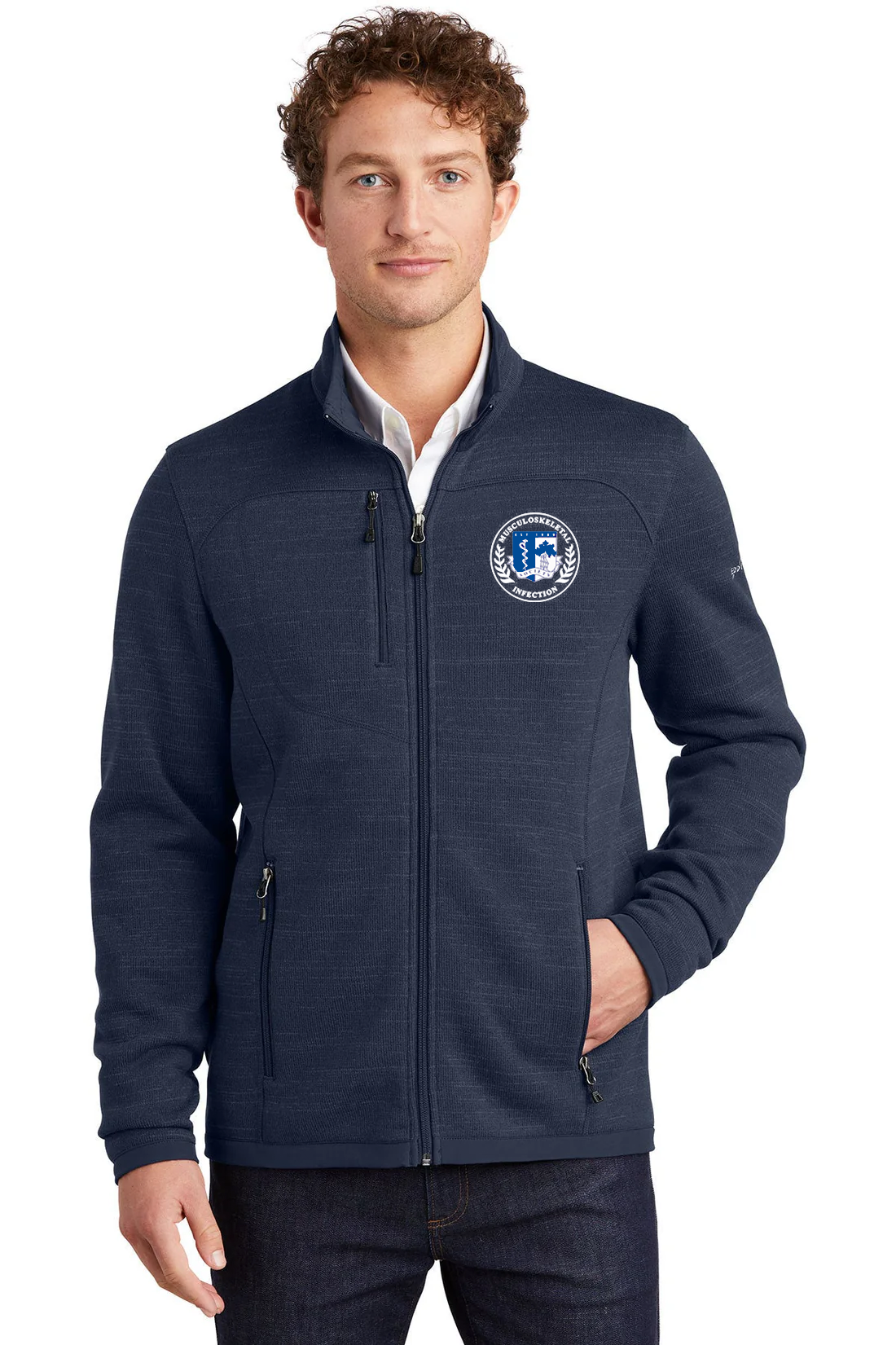 Eddie Bauer Fleece Jacket, River Blue Navy Heather [MSIS]