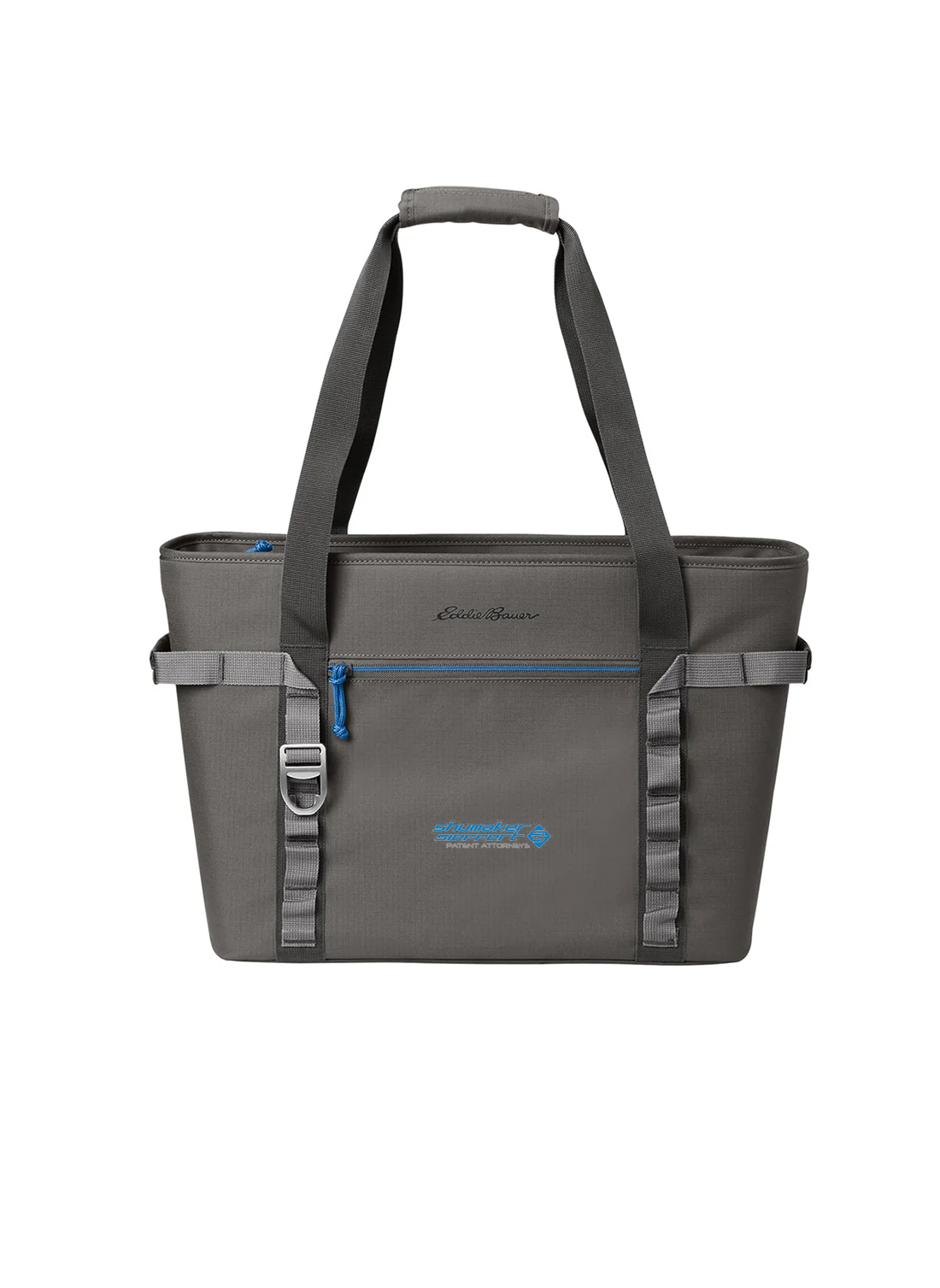 Eddie Bauer Max Cool Tote Cooler, Metal Grey/ Expedition Blue [Shumaker & Sieffert]