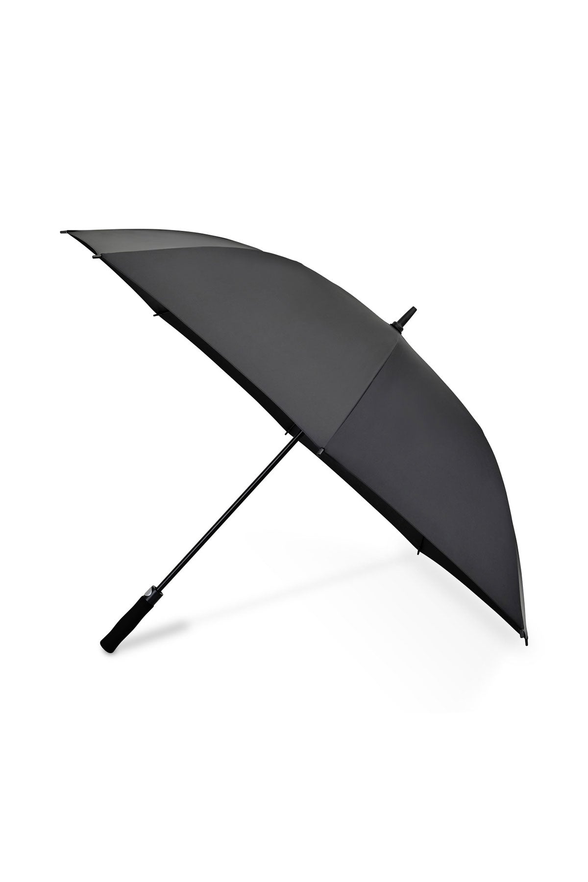 Elements 60" Recycled Auto Open Golf Custom Umbrellas, Black