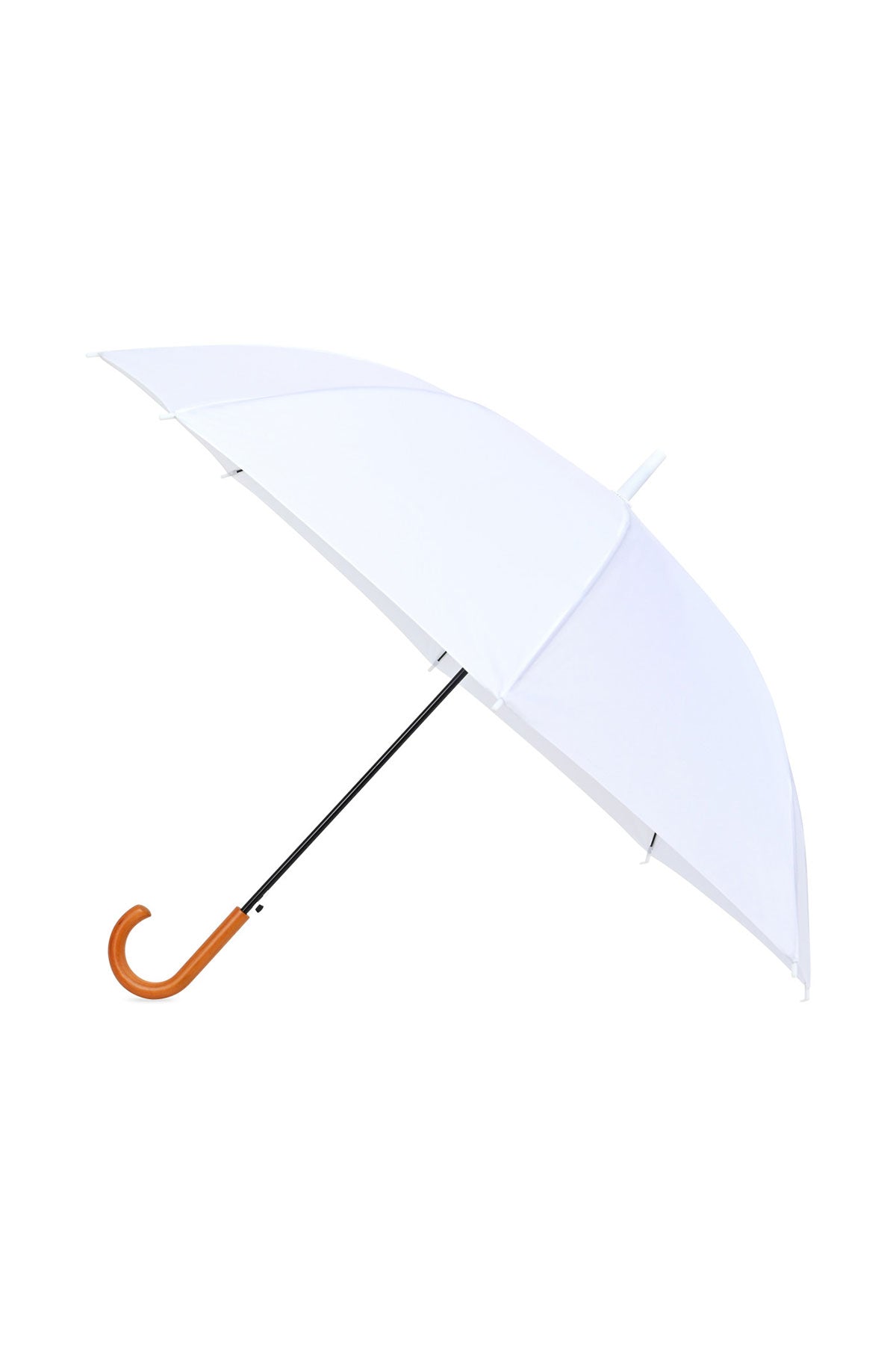 Elements 50" Recycled Auto Open Hospitality Custom Umbrellas, White