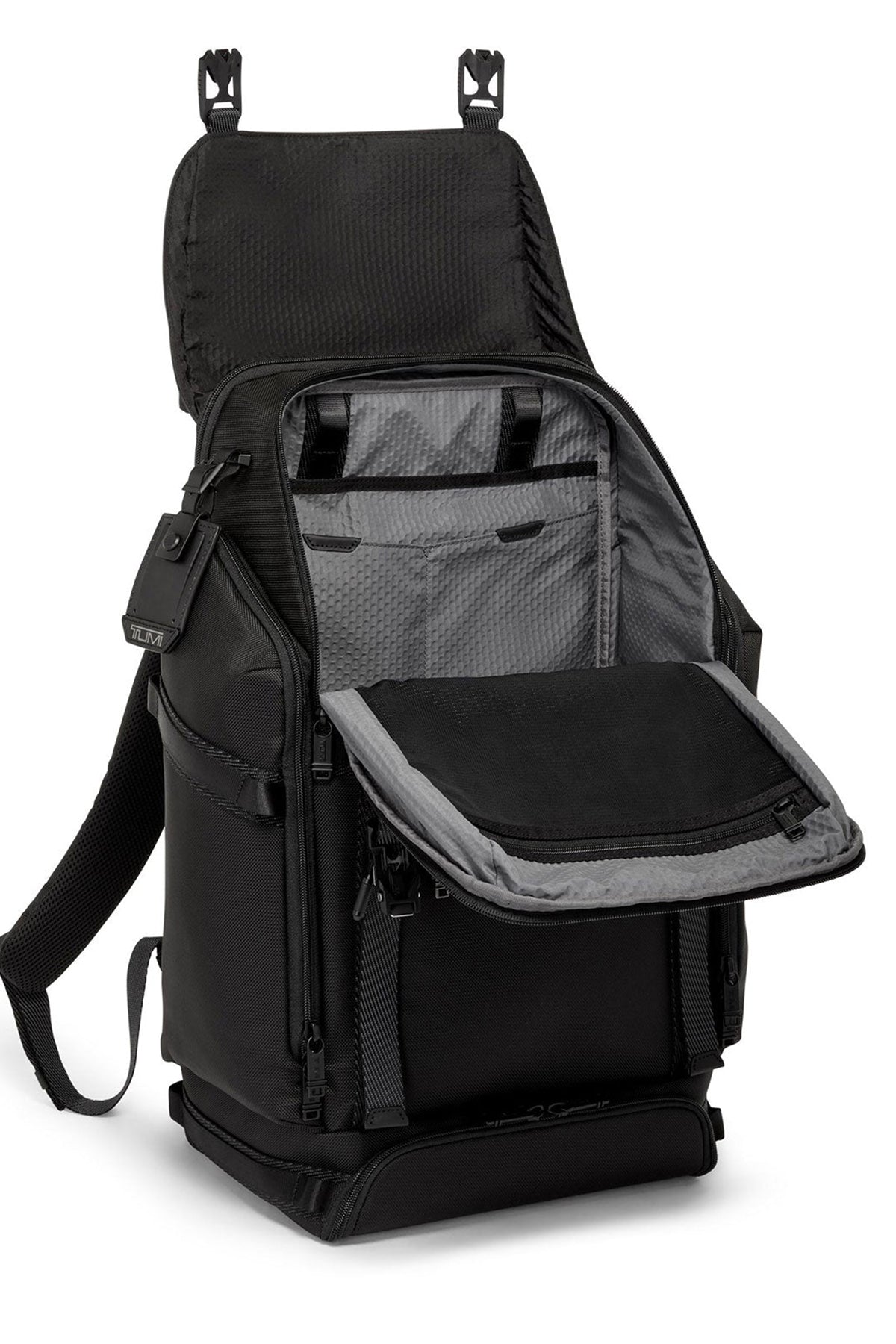 Tumi Expedition Flap Custom Backpacks, Black