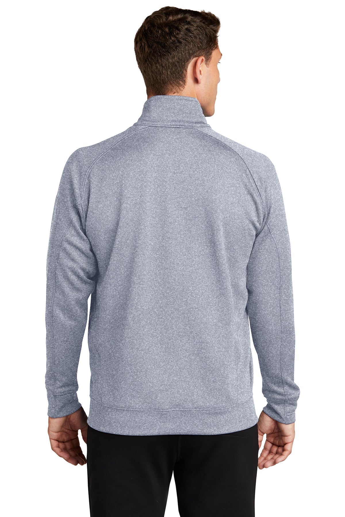 Sport-Tek Tech Fleece Branded 1/4-Zip Pullovers, Grey Heather [Truforge Homes]