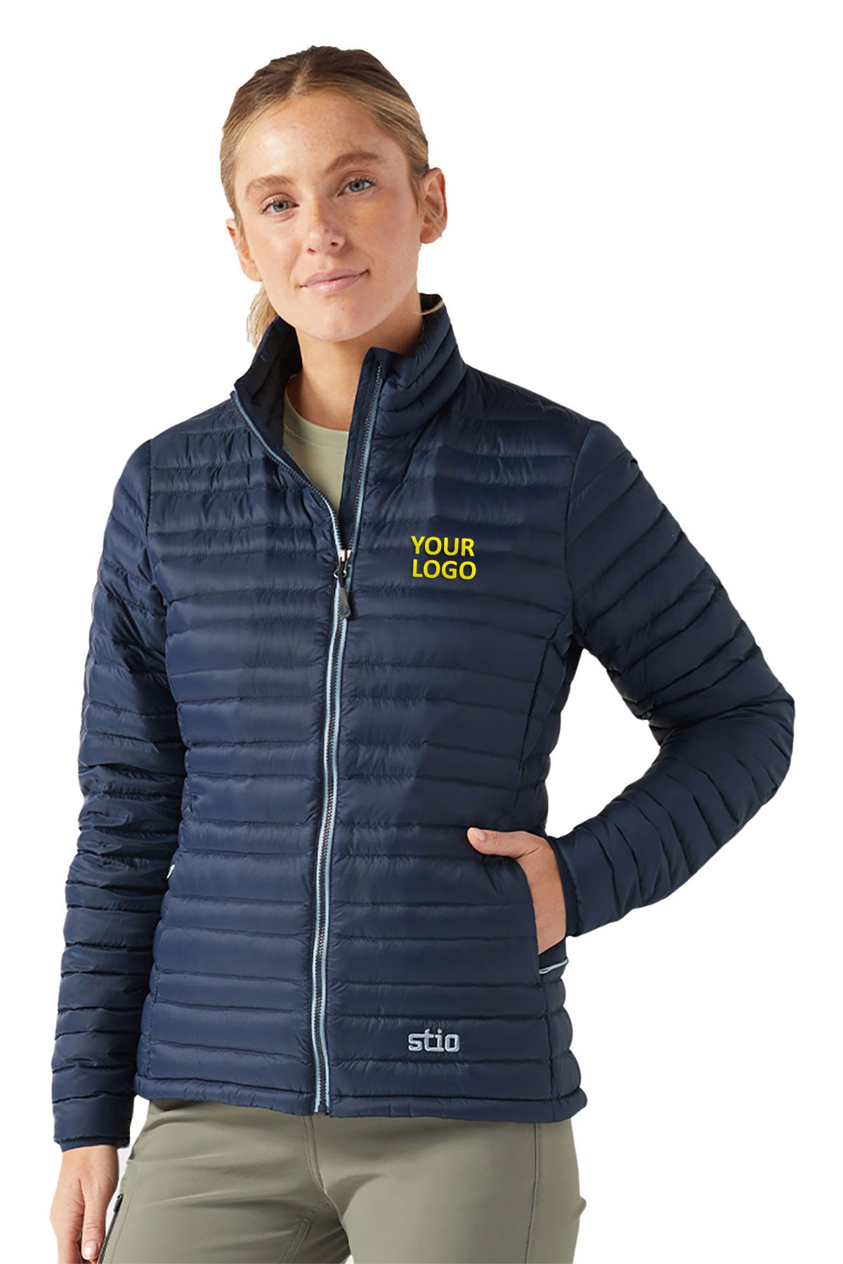 STIO Womens Pinion Down Custom Sweaters, Mountain Shadow