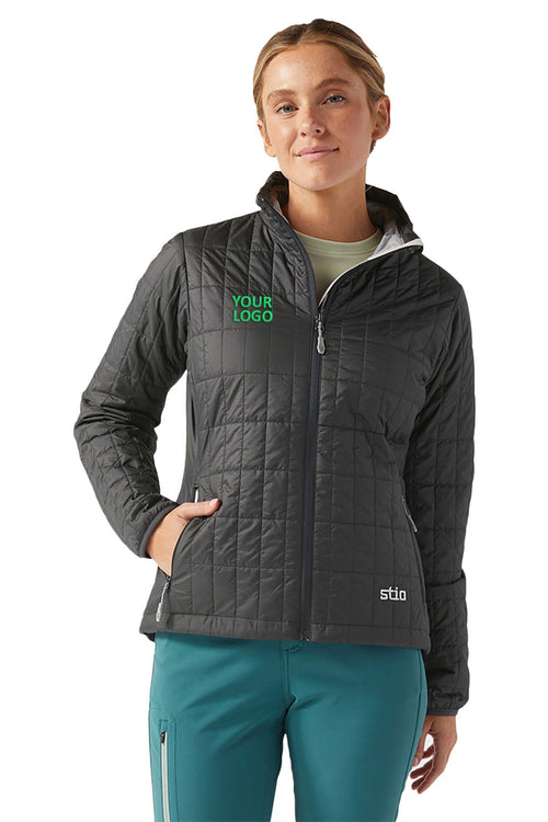 Stio Azura Insulated Custom Jackets, Boundary Black