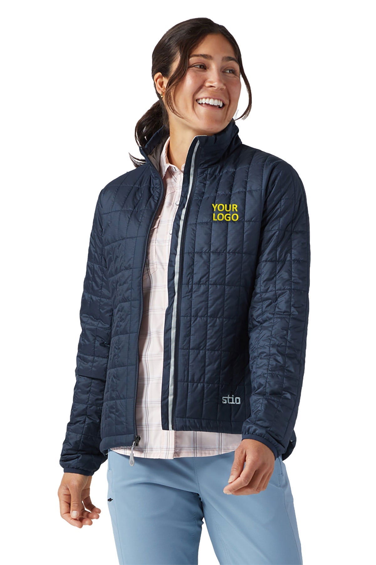Stio Womens Azura Insulated Custom Jackets, Mountain Shadow